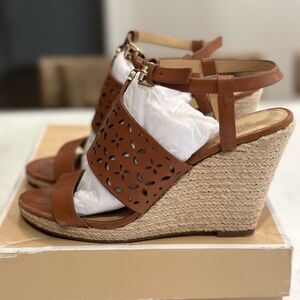 Michael Kors Darci Wedge Espadrilles, Size 6.5